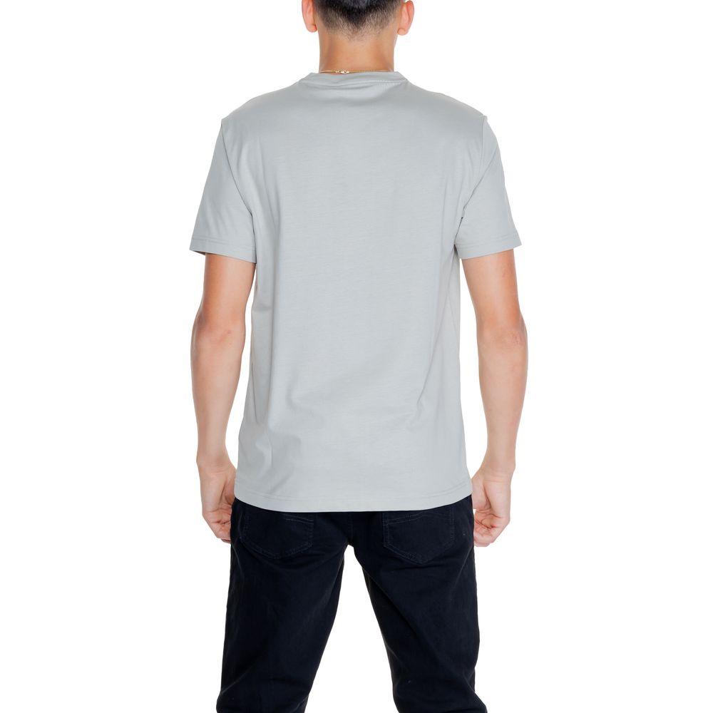 T-shirt in cotone grigio Calvin Klein