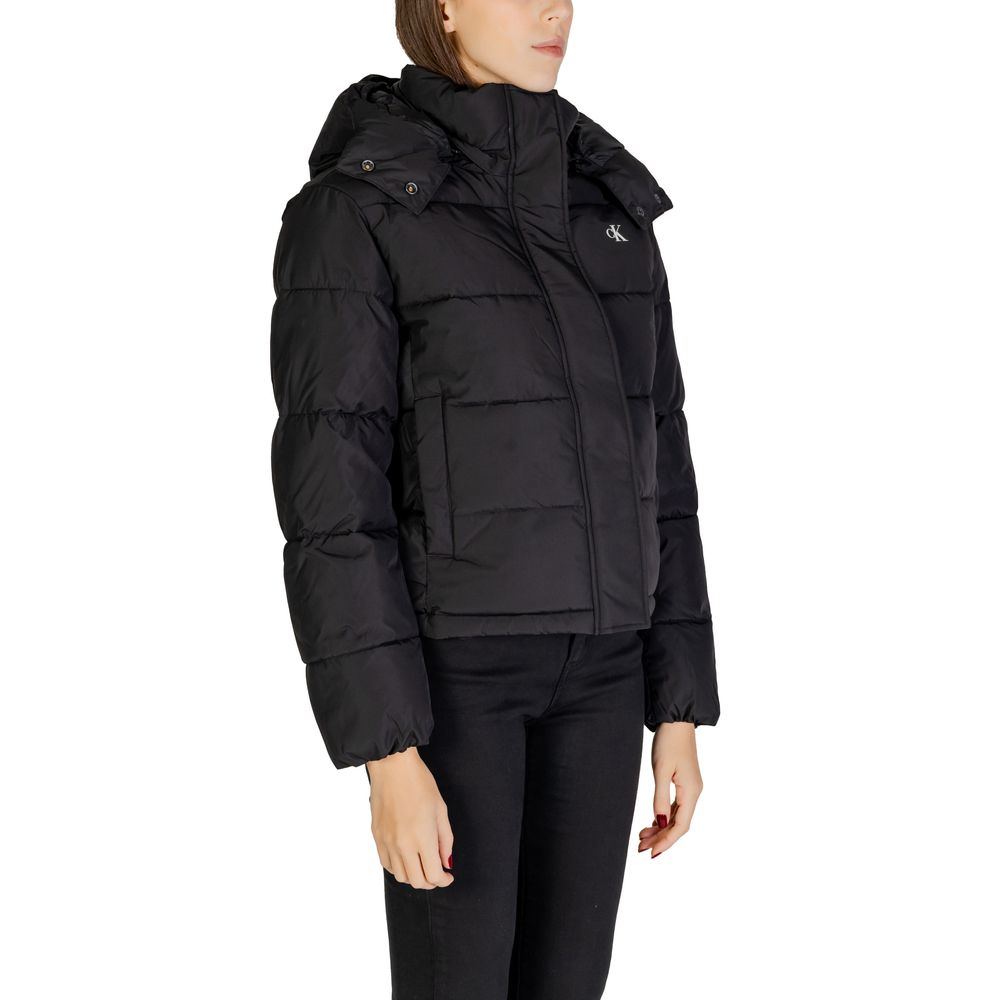 Calvin Klein Jeans Nero Poliestere Poliestere Giacche e Cappotti