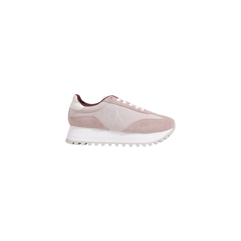 Sneaker in pelle viola Calvin Klein