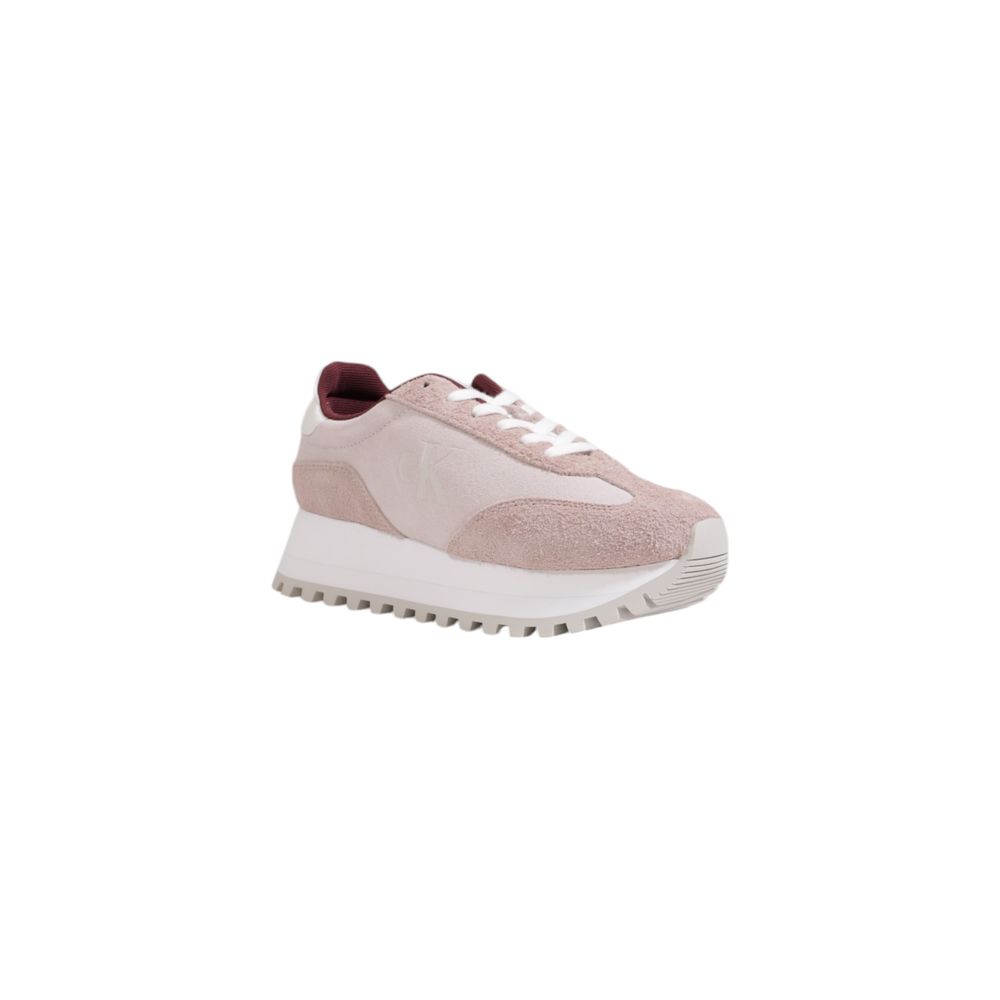 Sneaker in pelle viola Calvin Klein
