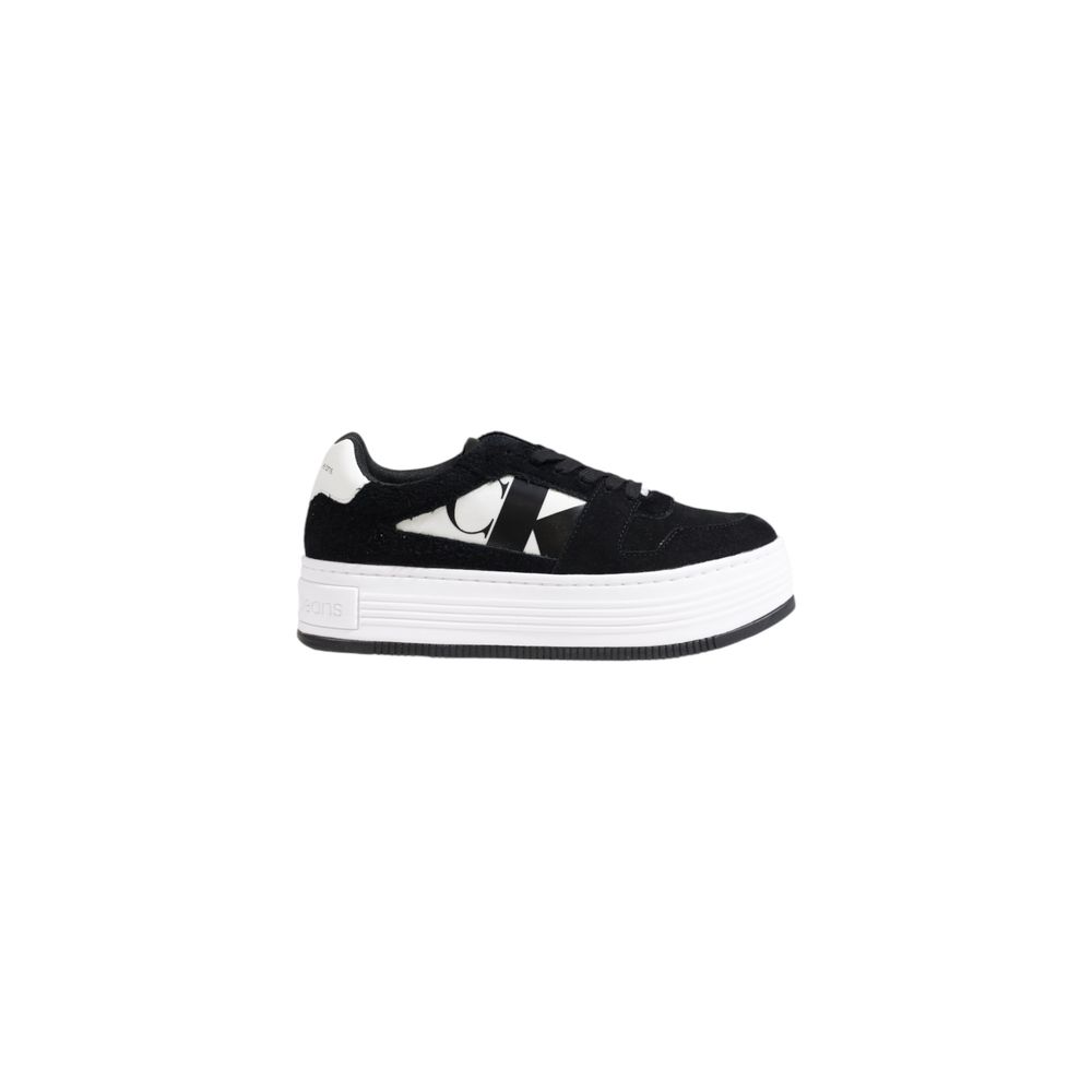 Sneaker in pelle nera Calvin Klein
