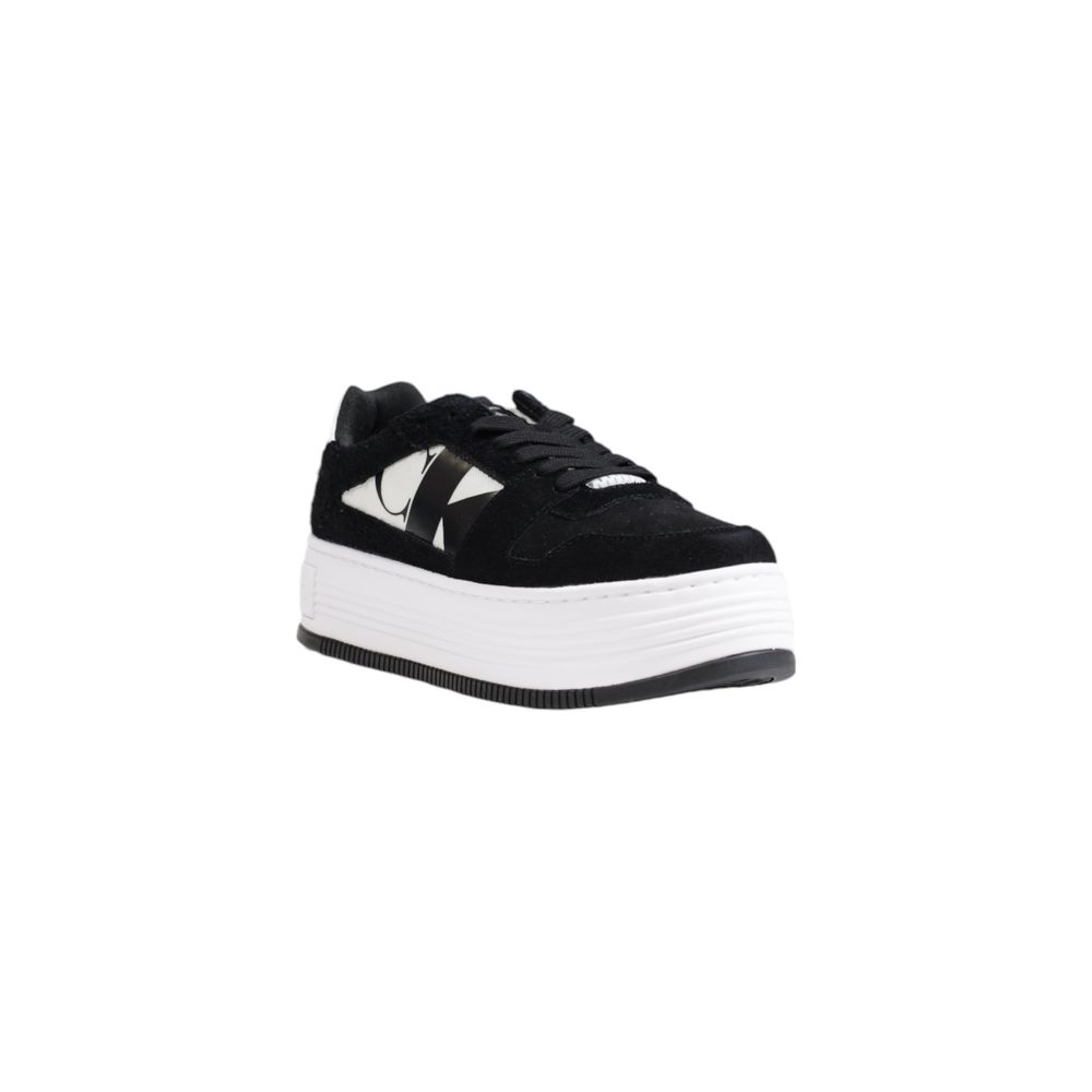 Sneaker in pelle nera Calvin Klein