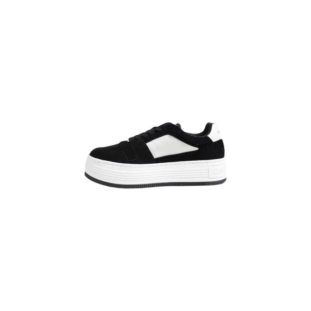 Sneaker in pelle nera Calvin Klein
