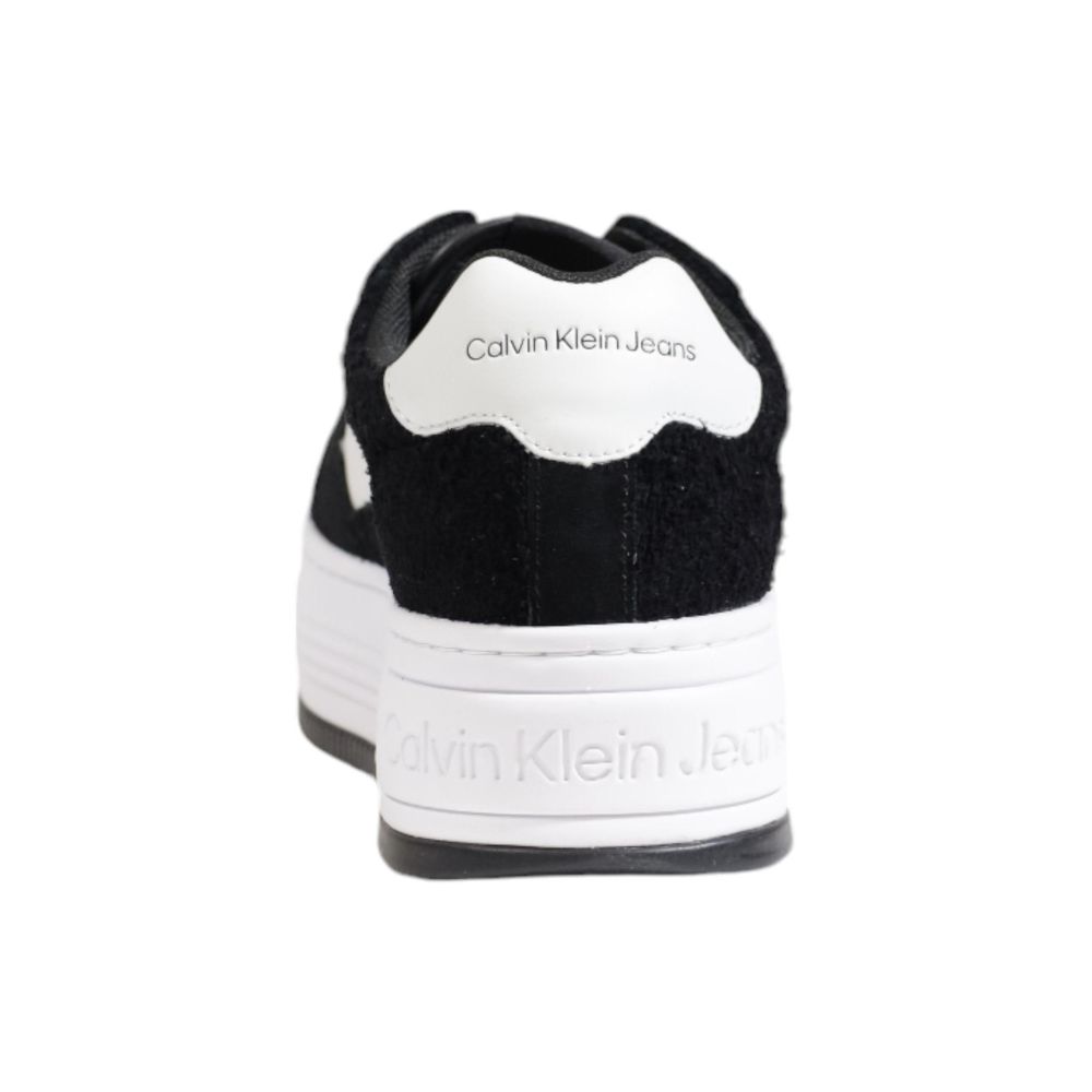 Sneaker in pelle nera Calvin Klein