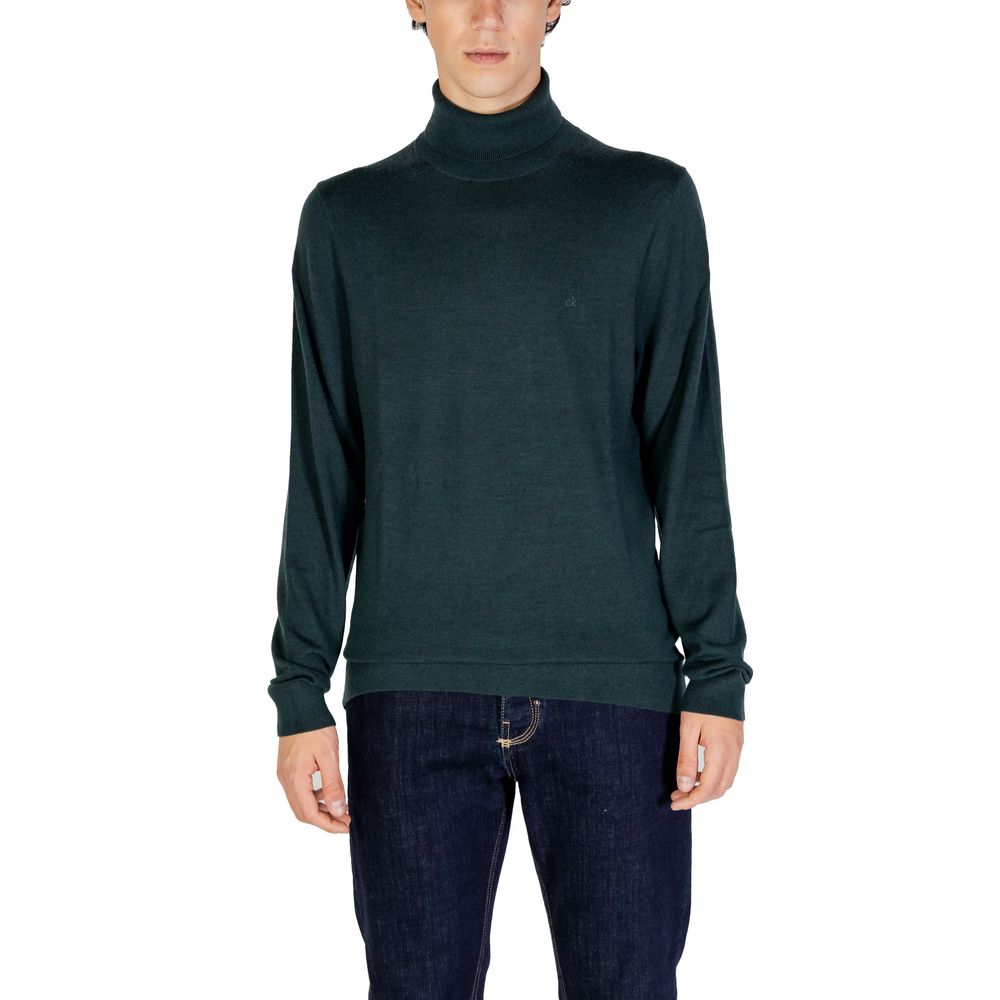 Maglione in lana verde Calvin Klein