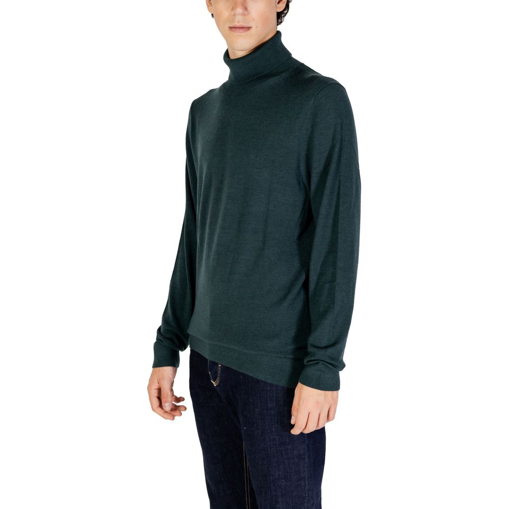 Maglione in lana verde Calvin Klein
