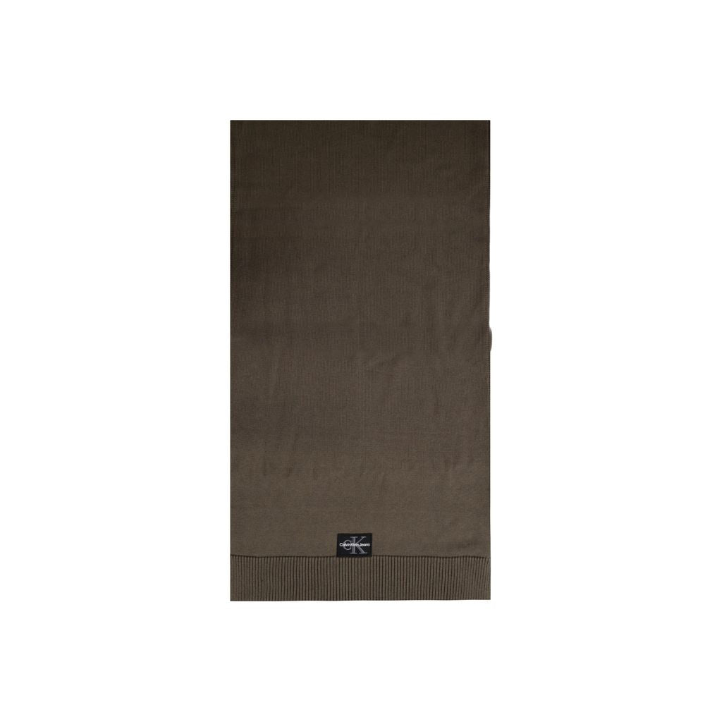 Calvin Klein Jeans Sciarpa di cotone marrone