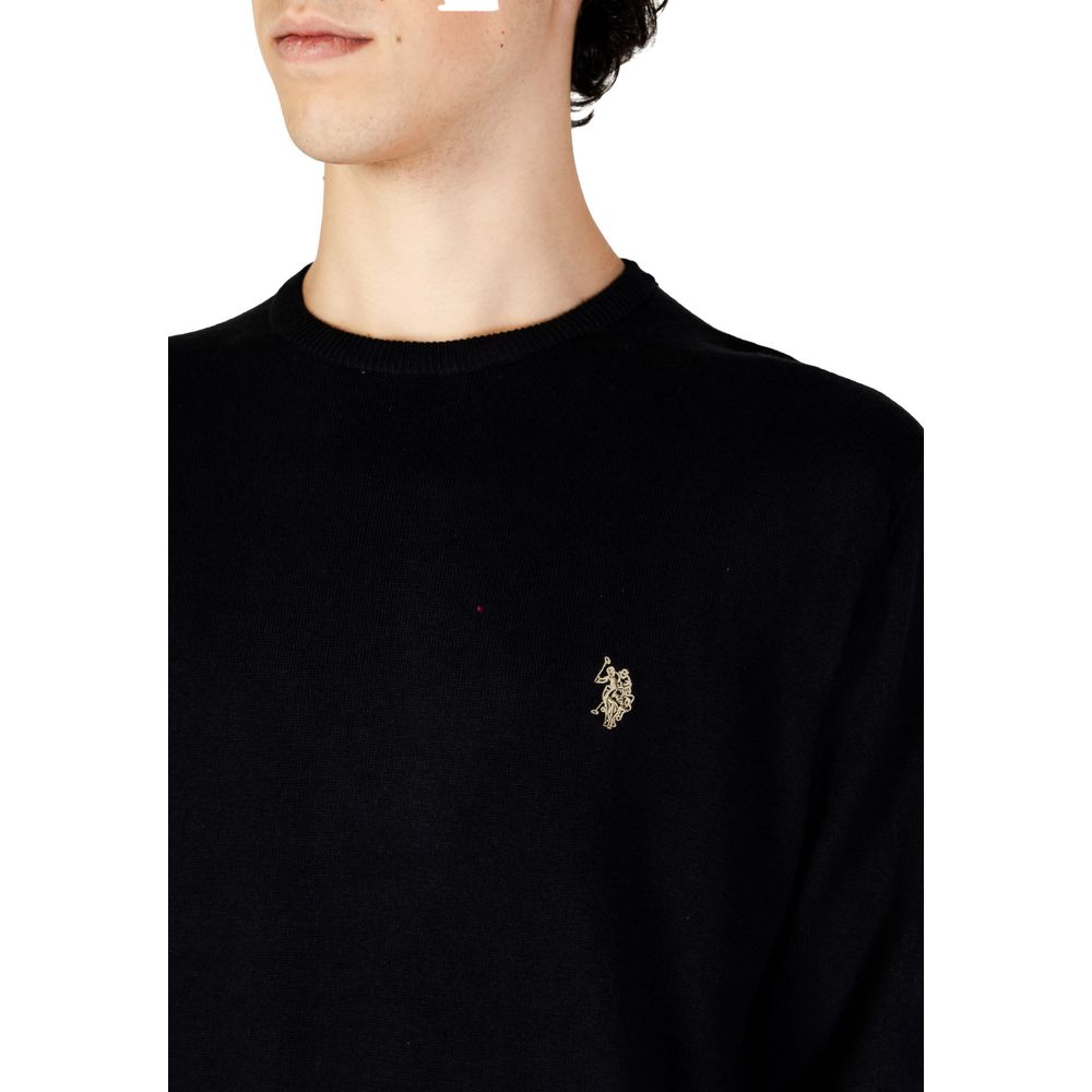 US POLO ASSN. Maglione in cotone nero
