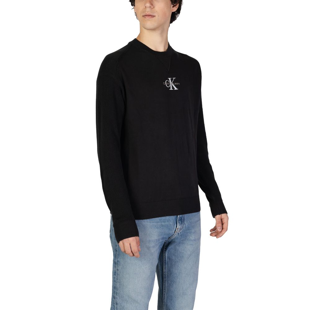 Calvin Klein Jeans Maglione in cotone nero