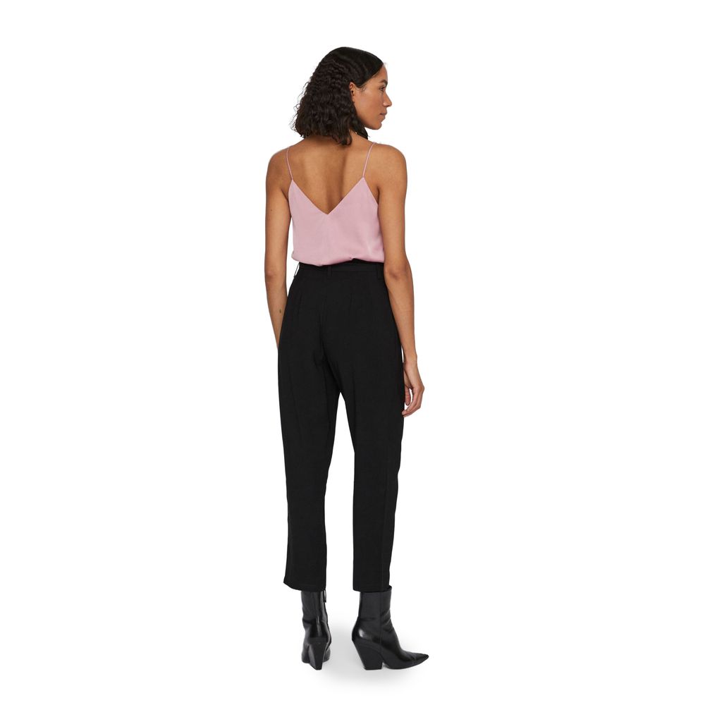 Vila Clothes Jeans e pantaloni in viscosa nera