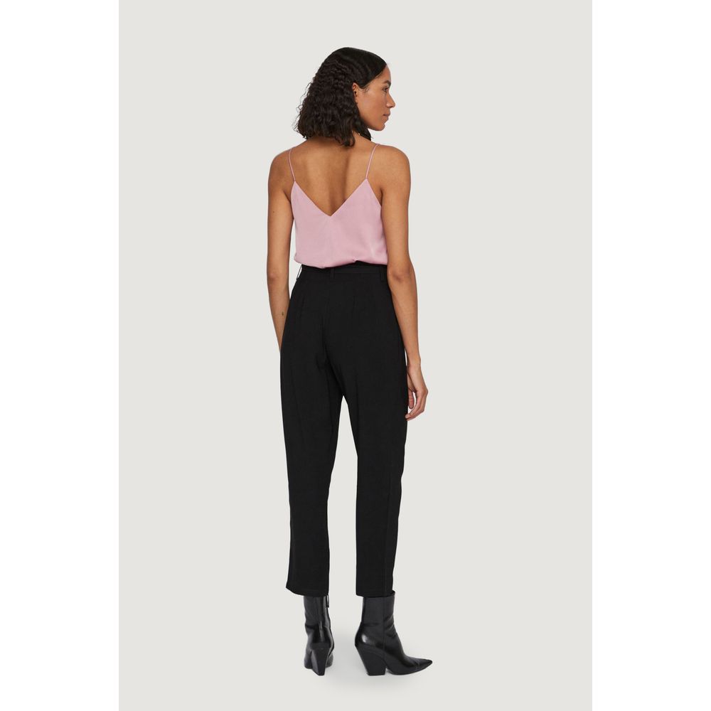 Vila Clothes Jeans e pantaloni in viscosa nera
