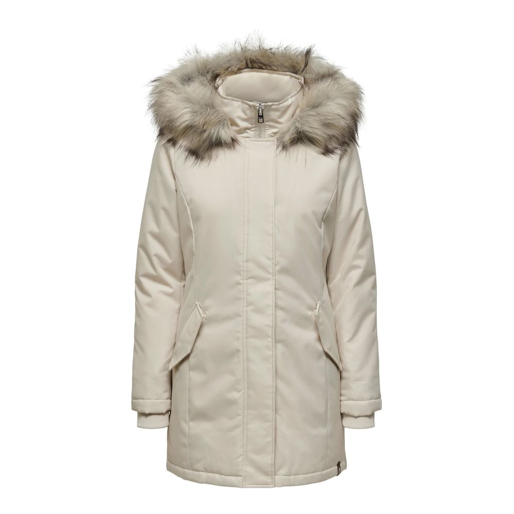 Solo giacche e cappotti in poliestere beige