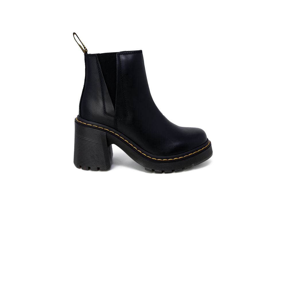 Sandalo in pelle nera Dr. Martens