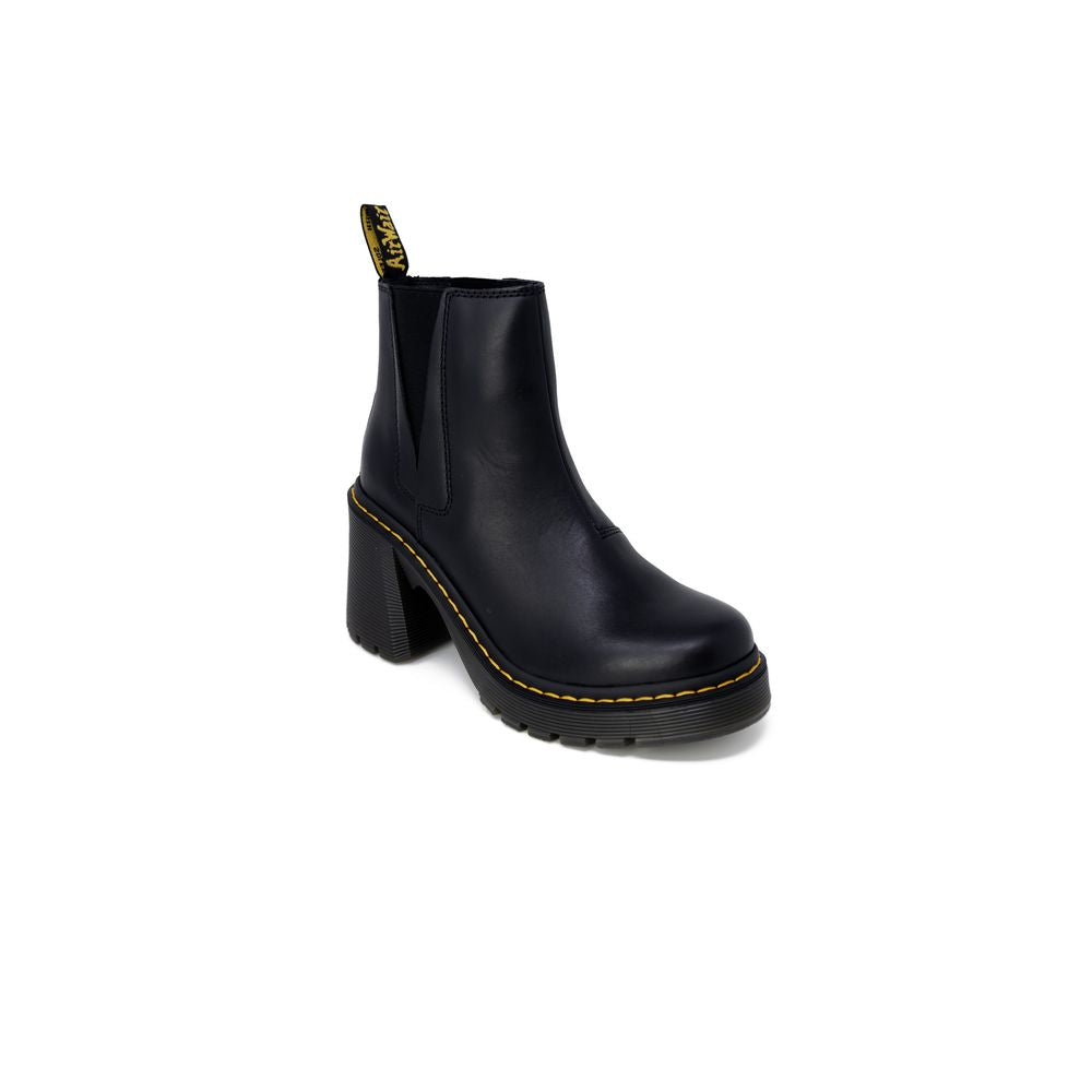 Sandalo in pelle nera Dr. Martens