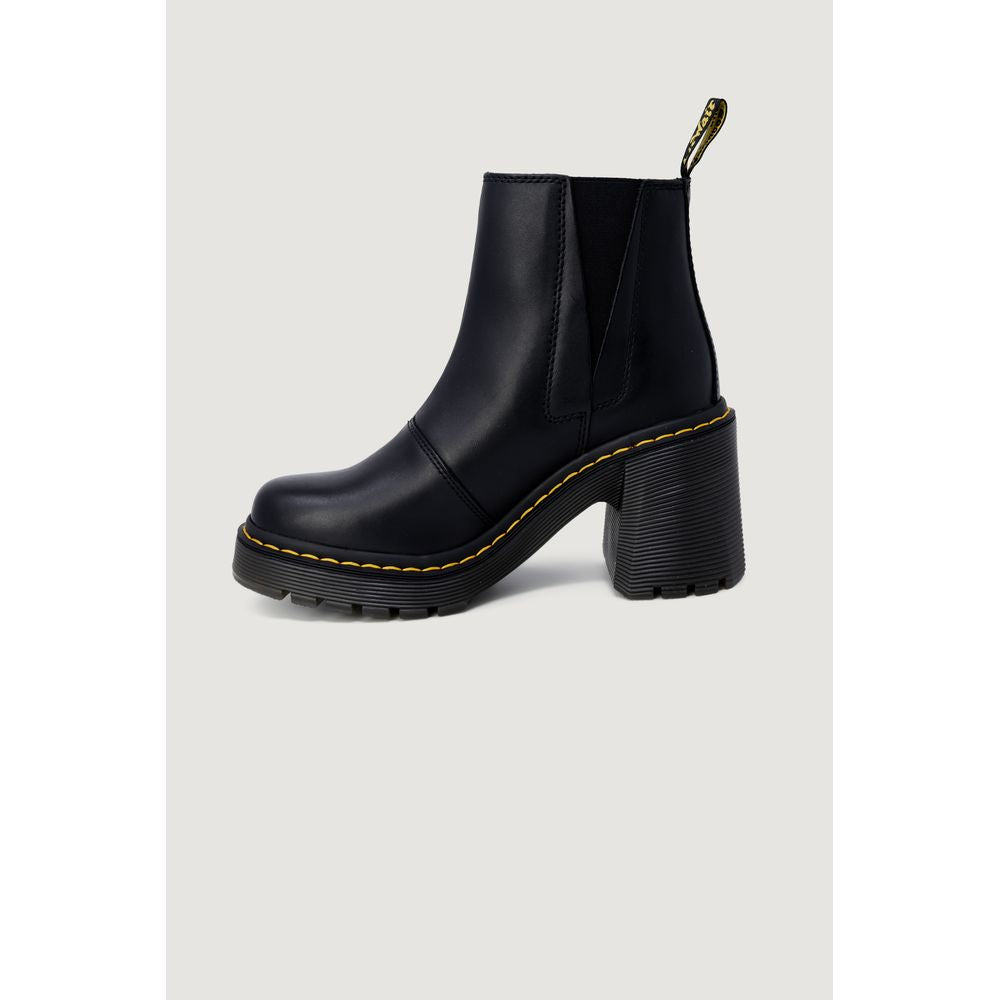 Sandalo in pelle nera Dr. Martens