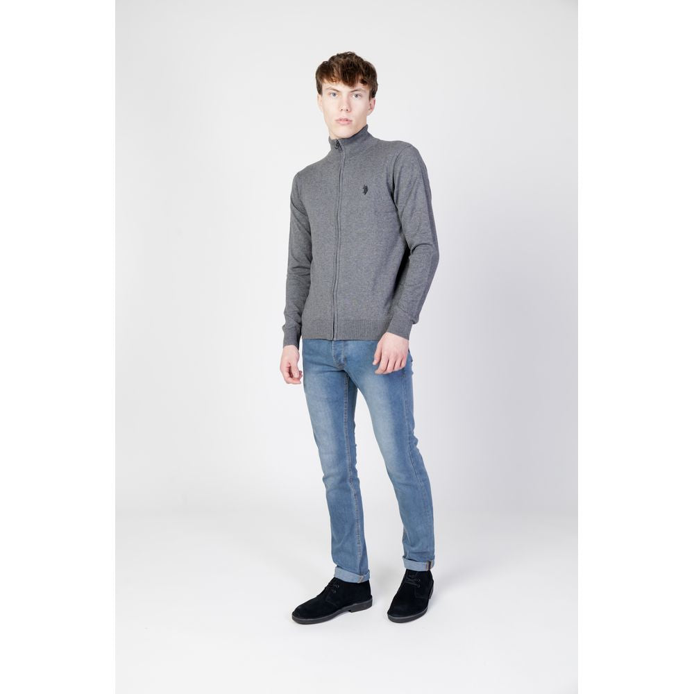 US POLO ASSN. Maglietta grigia in cotone