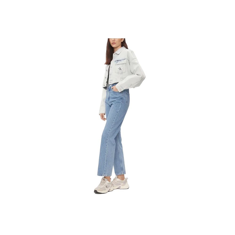 Calvin Klein Jeans Jeans e pantaloni in cotone azzurro chiaro