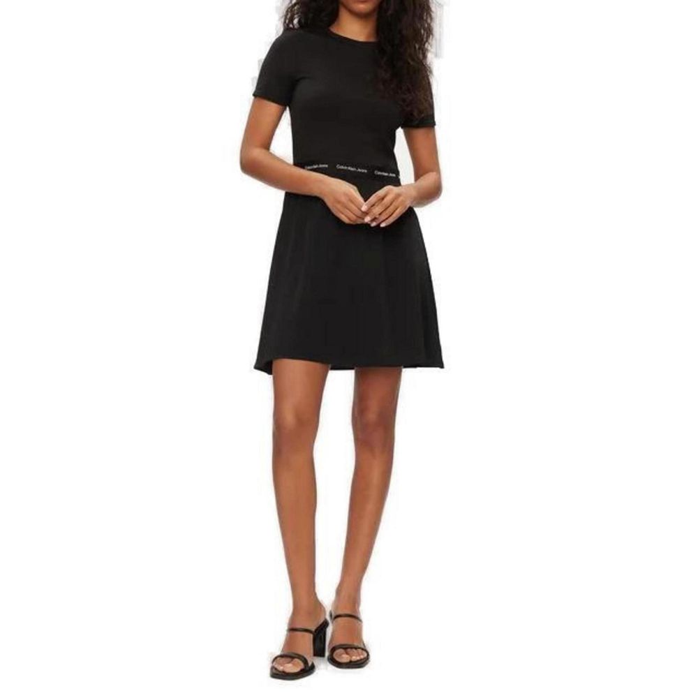 Calvin Klein Jeans Abito in viscosa nero