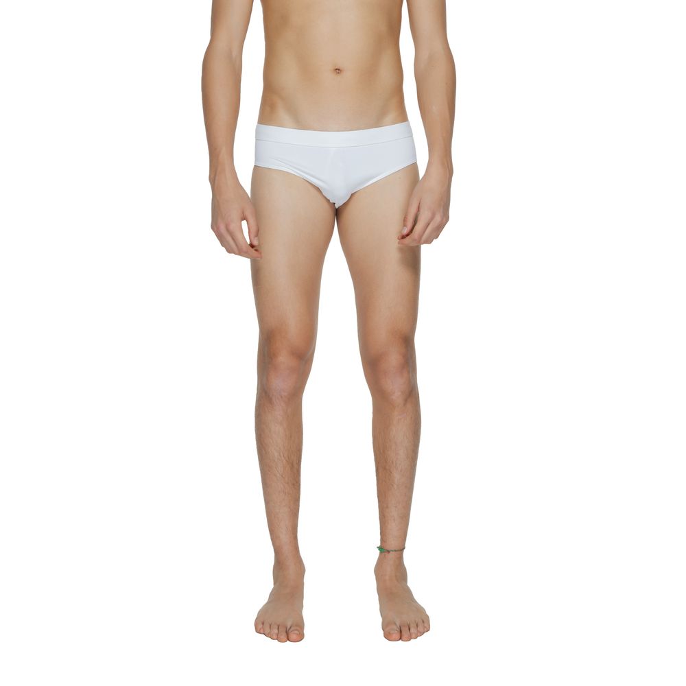 Calvin Klein Costume da bagno bianco in poliammide
