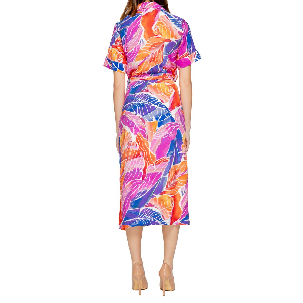 Vila Clothes Abito in viscosa multicolore
