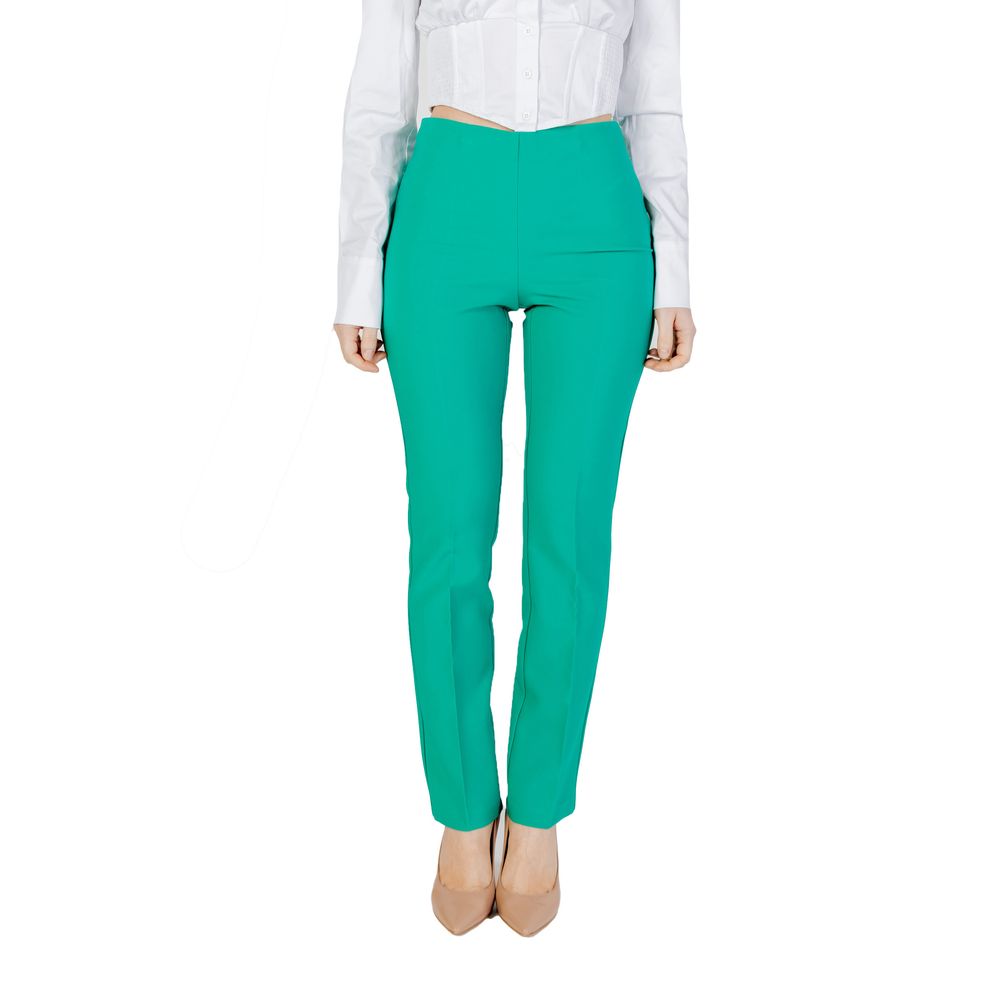 Jeans e pantaloni in poliestere verde Sandro Ferrone