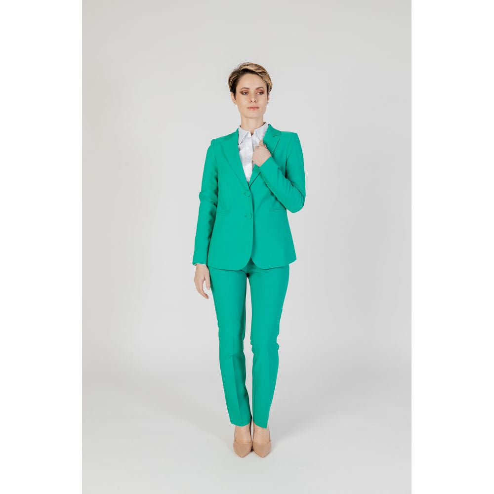 Jeans e pantaloni in poliestere verde Sandro Ferrone