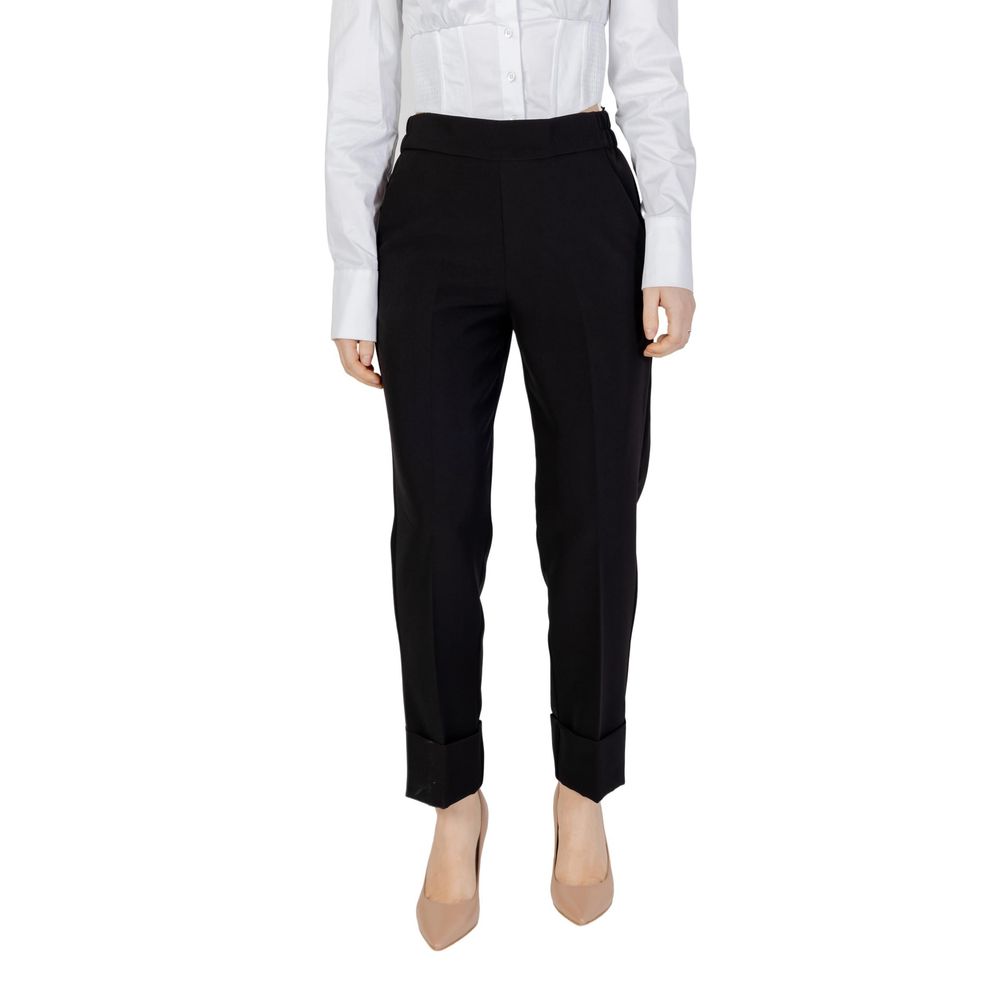 Jeans e pantaloni in poliestere nero Sandro Ferrone