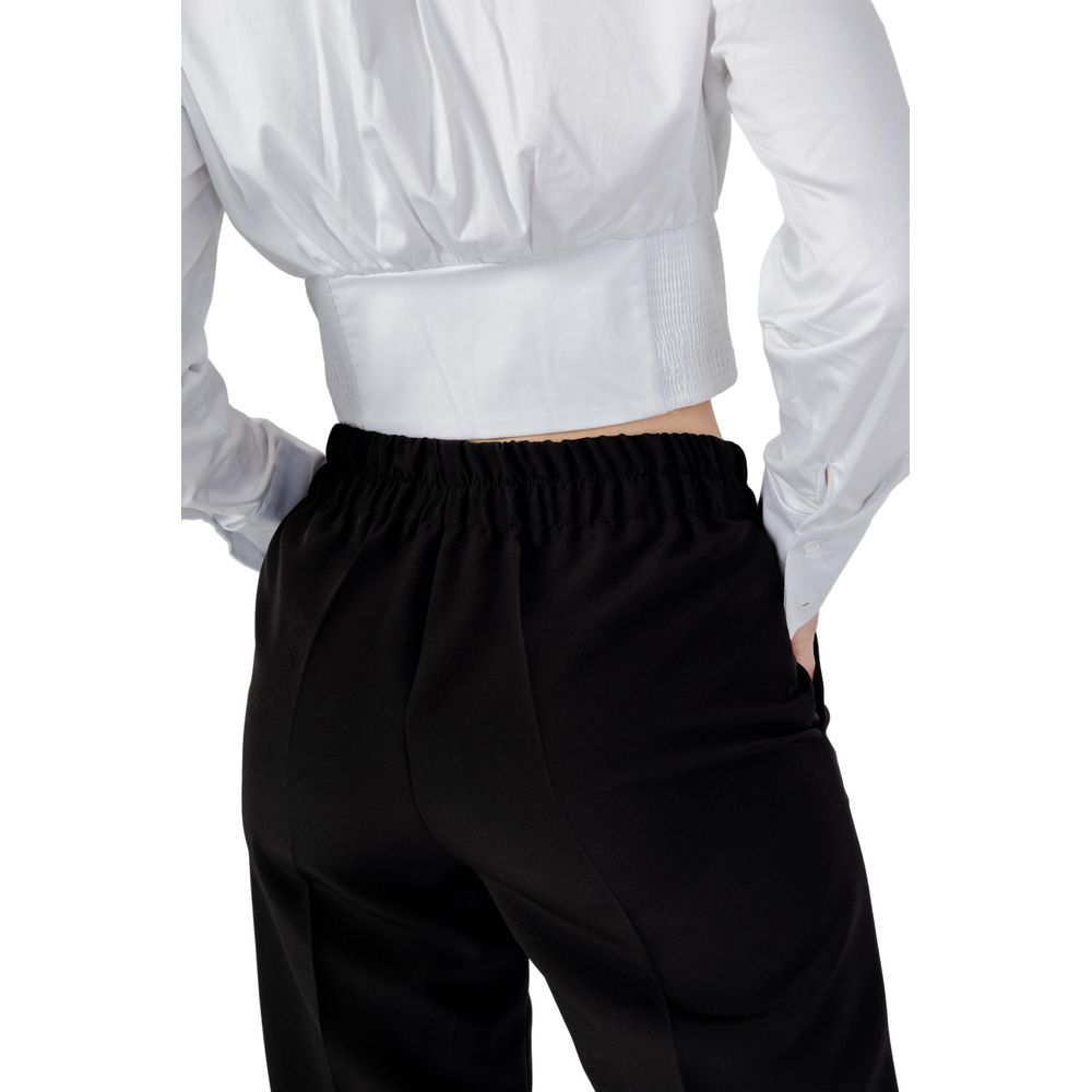 Jeans e pantaloni in poliestere nero Sandro Ferrone