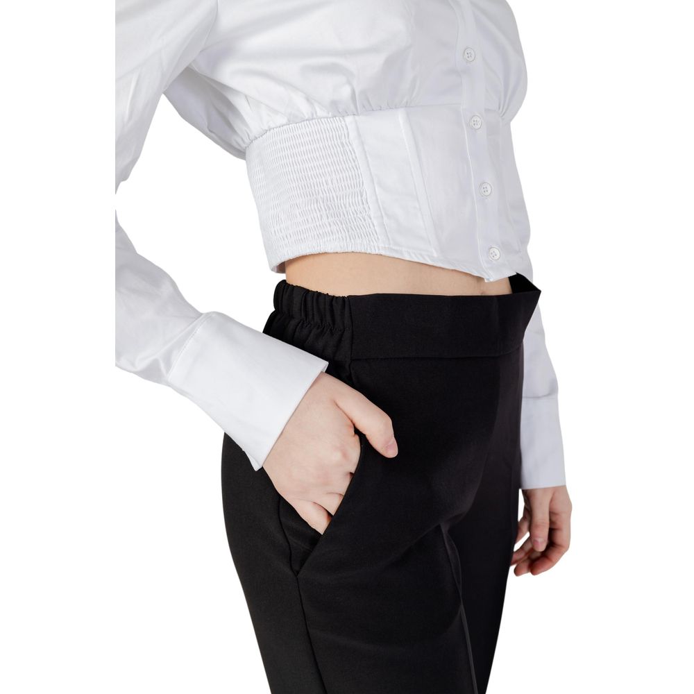 Jeans e pantaloni in poliestere nero Sandro Ferrone