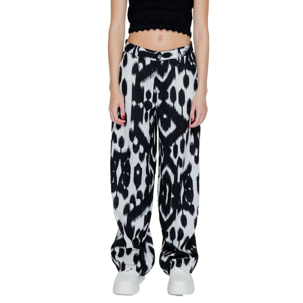 Jeans e pantaloni in lino nero Street One