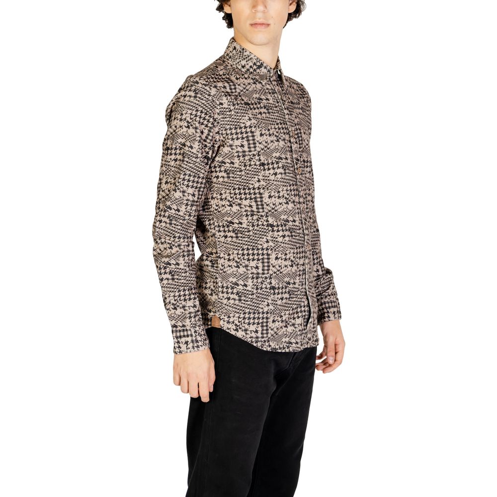 Camicia Gianni Lupo in cotone grigio