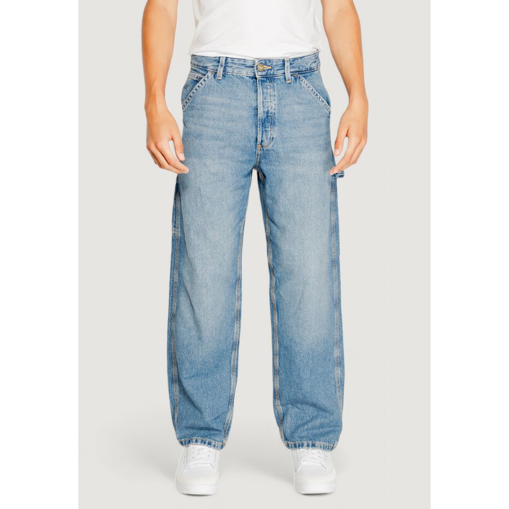 Jeans e pantaloni in cotone blu Jack Jones