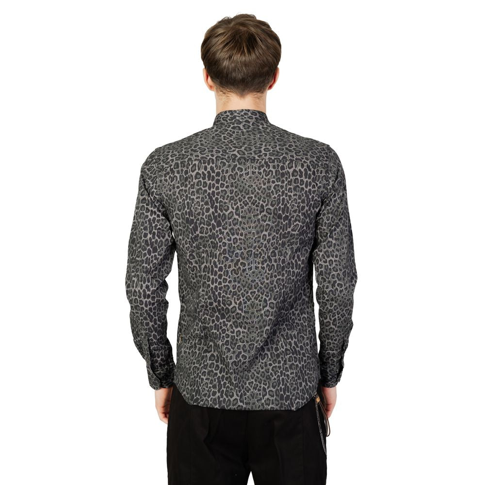 Camicia Gianni Lupo in cotone grigio