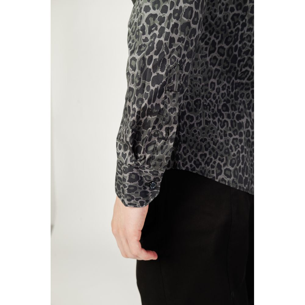 Camicia Gianni Lupo in cotone grigio