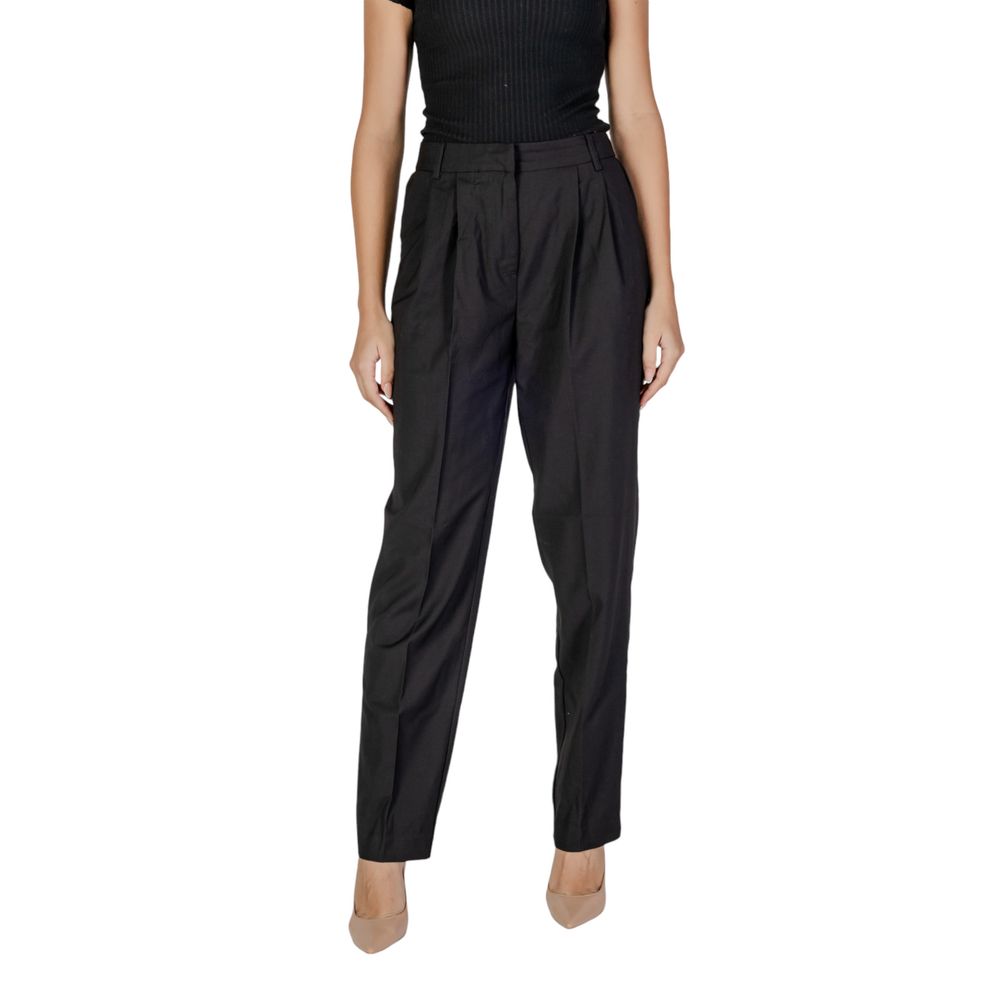 Vila Clothes Jeans e pantaloni in poliestere nero