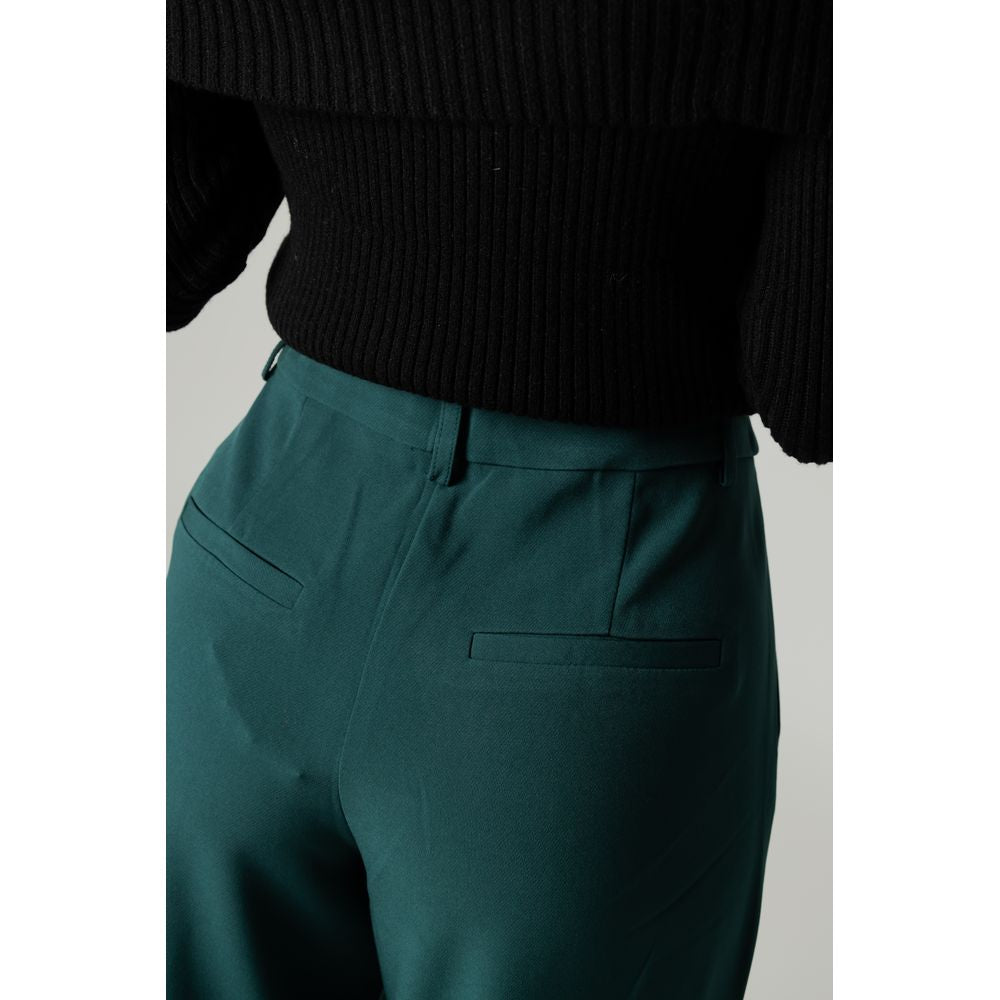Vila Clothes Jeans e pantaloni in poliestere verde poliestere