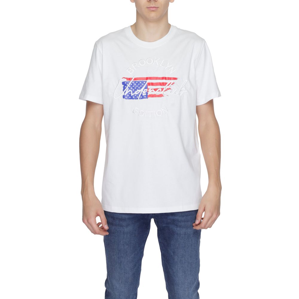 T-shirt bianca in cotone Underclub