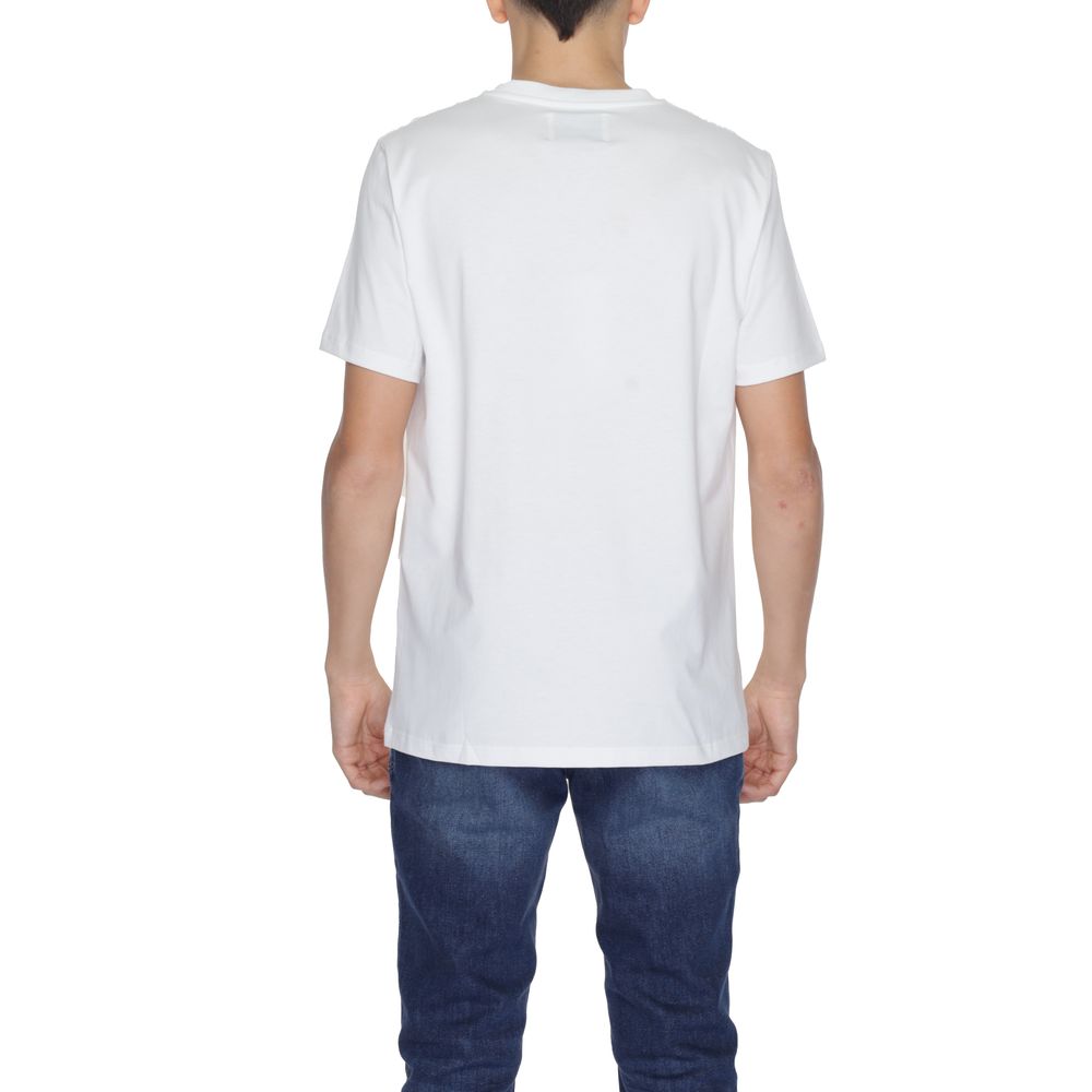 T-shirt bianca in cotone Underclub
