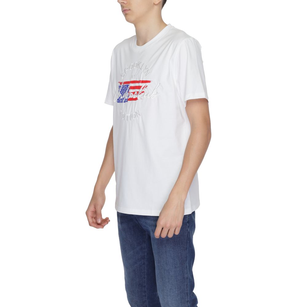 T-shirt bianca in cotone Underclub