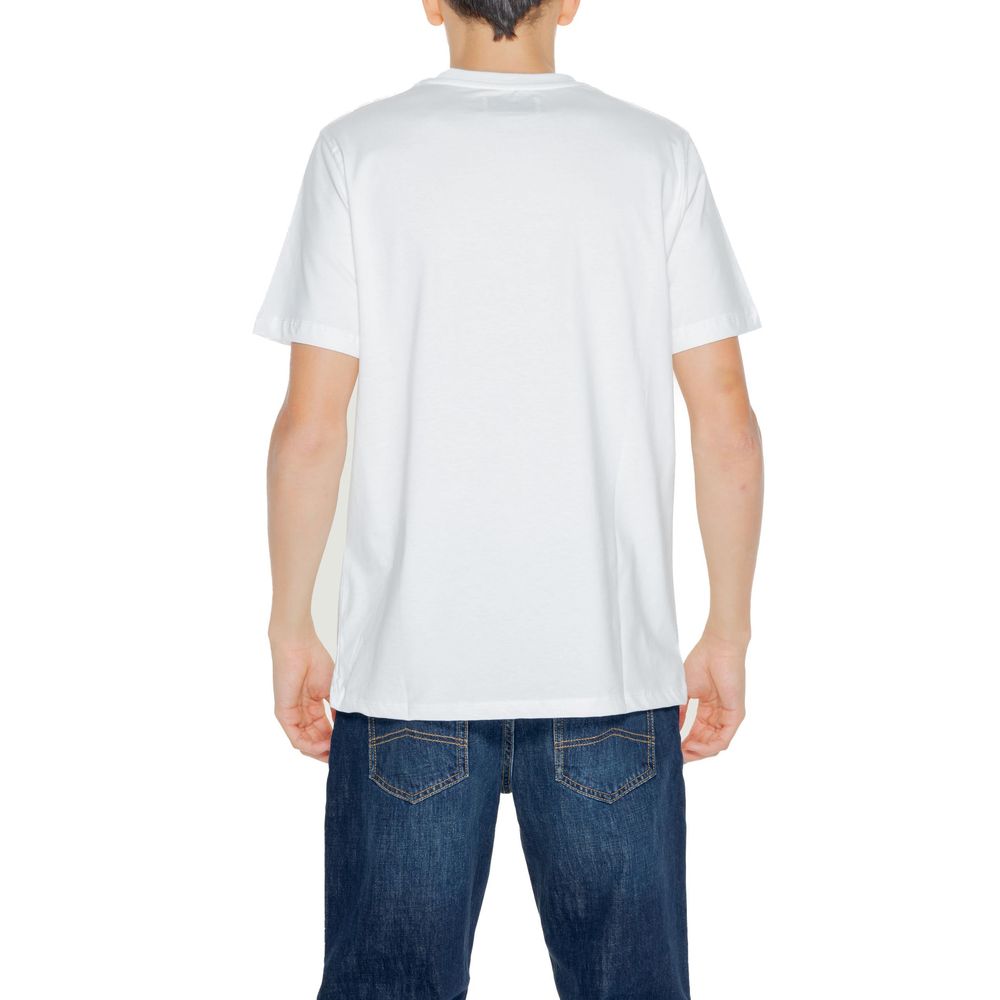 T-shirt bianca in cotone Underclub