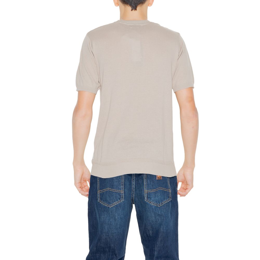 Maglietta in cotone beige Hamaki-Ho