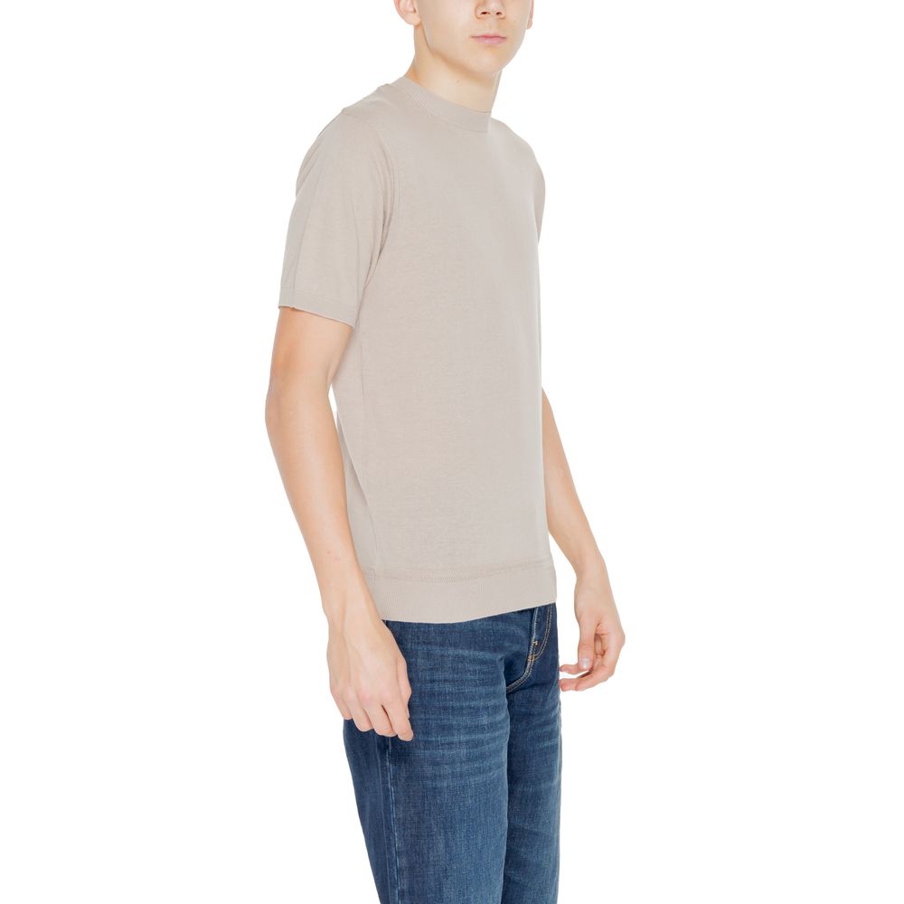 Maglietta in cotone beige Hamaki-Ho