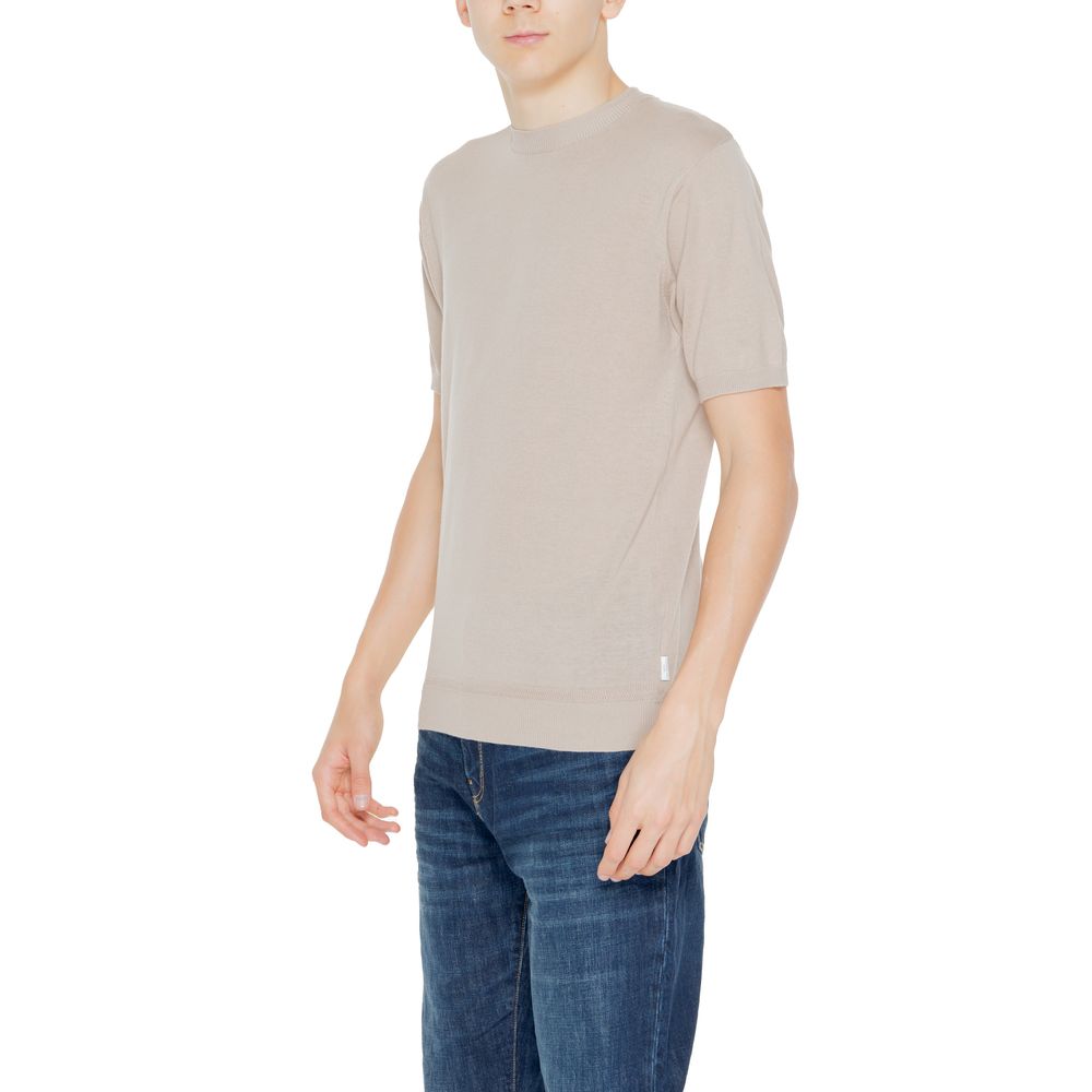 Maglietta in cotone beige Hamaki-Ho