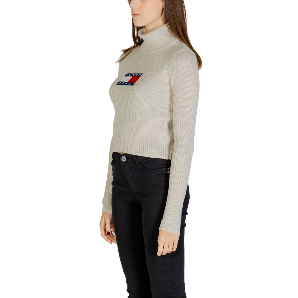 Maglione in poliestere beige Tommy Hilfiger Jeans