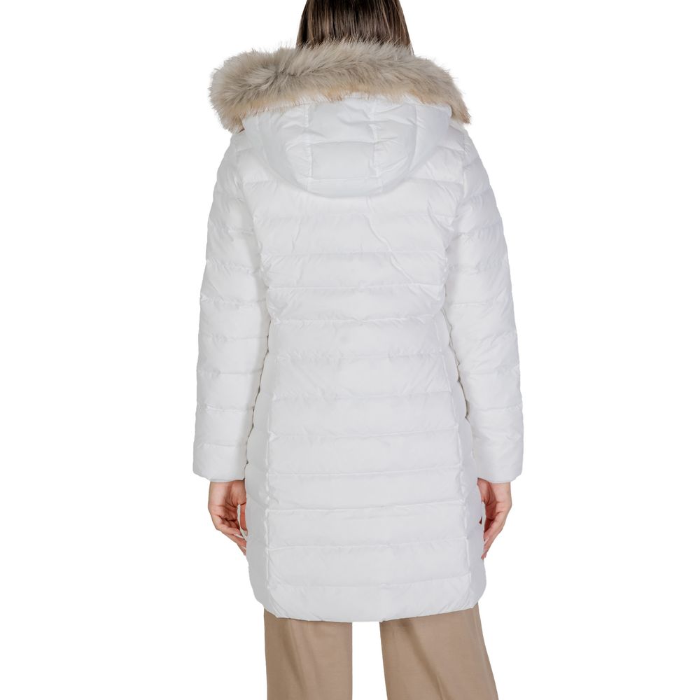 Tommy Hilfiger Jeans Bianco Poliestere Poliestere Giacche e Cappotti
