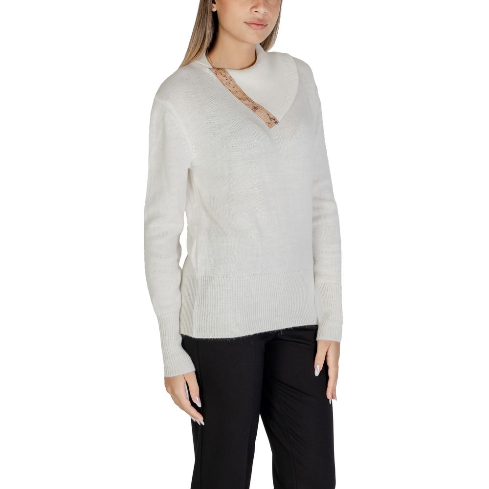 Maglia Alviero Martini Prima Classe in Viscosa Bianca
