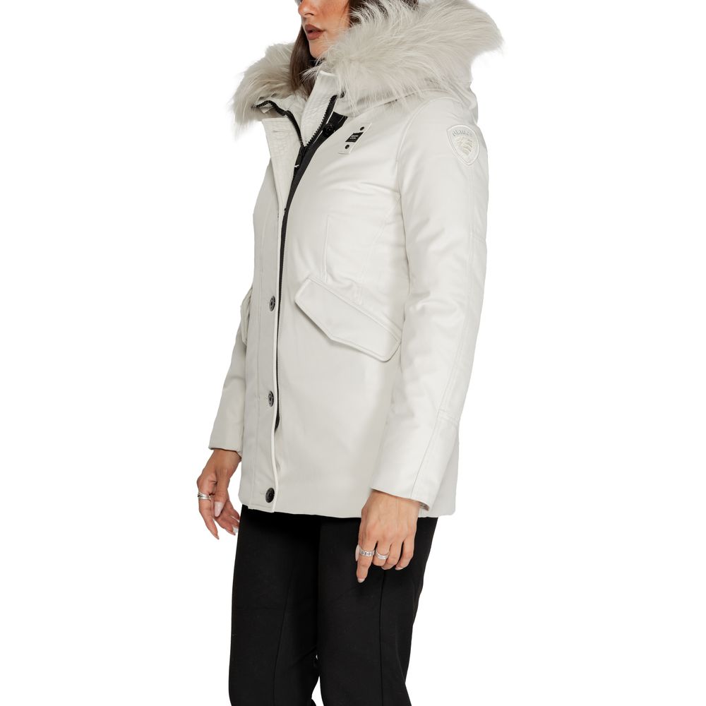 Blauer Giacche e cappotti in poliestere bianco