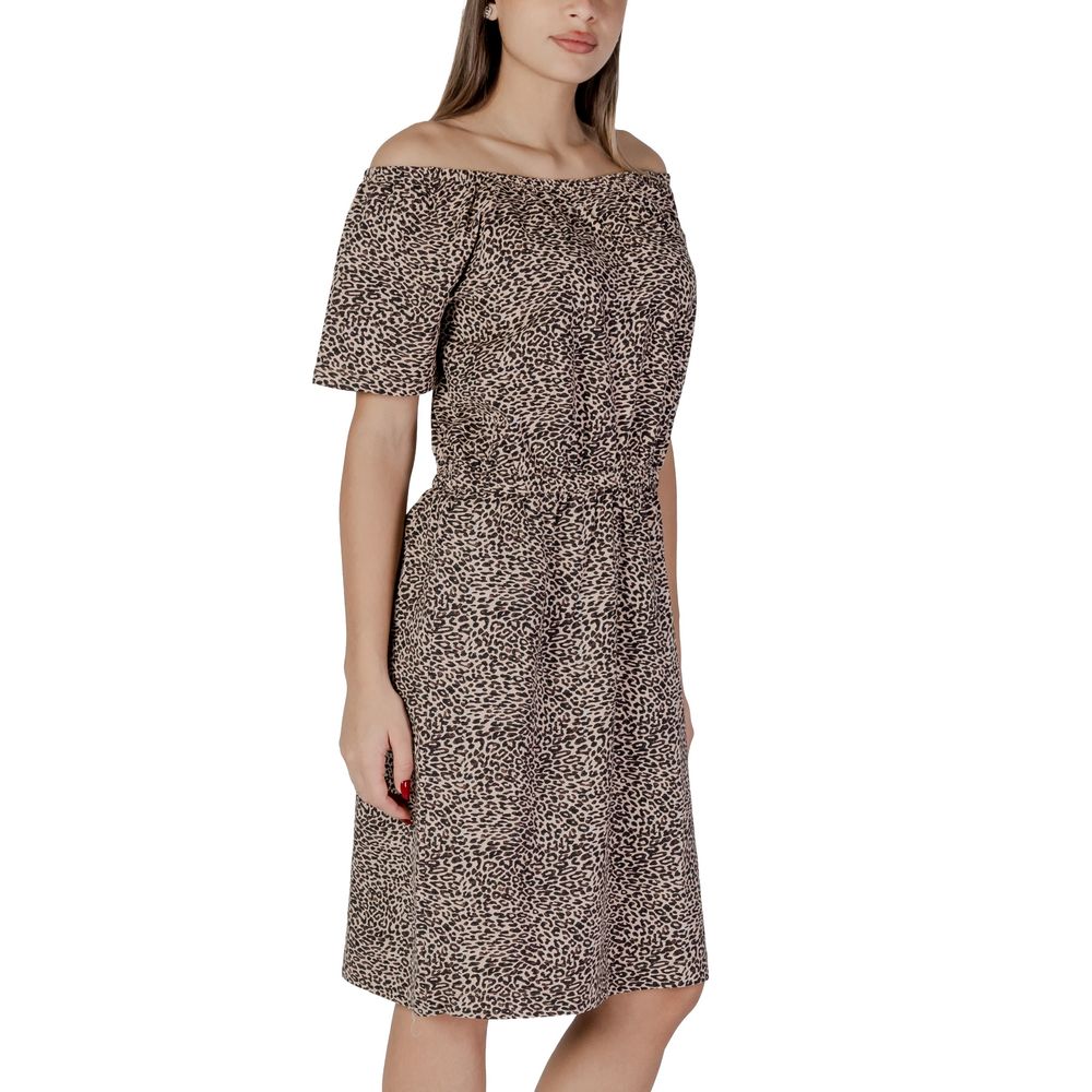 B.Young Abito in cotone beige
