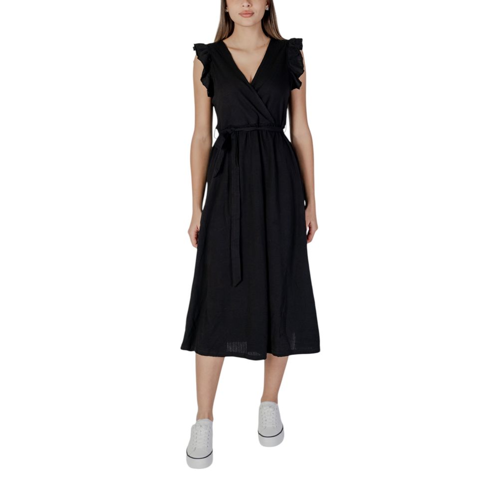 B.Young Abito in cotone nero
