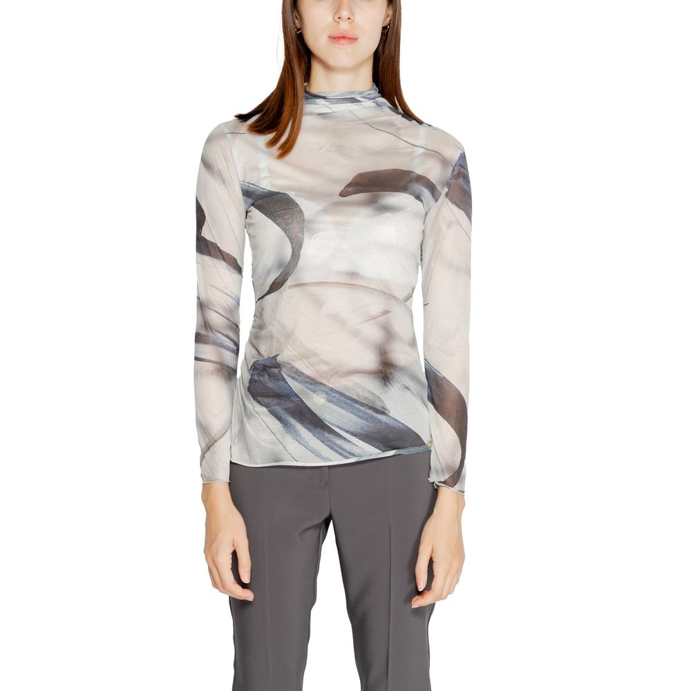 Top e T-shirt in poliestere grigio Rinascimento